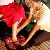 Aroma foot wash(cuci kaki dengan wewangian)
